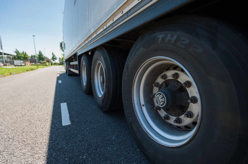 Tyres on a truck